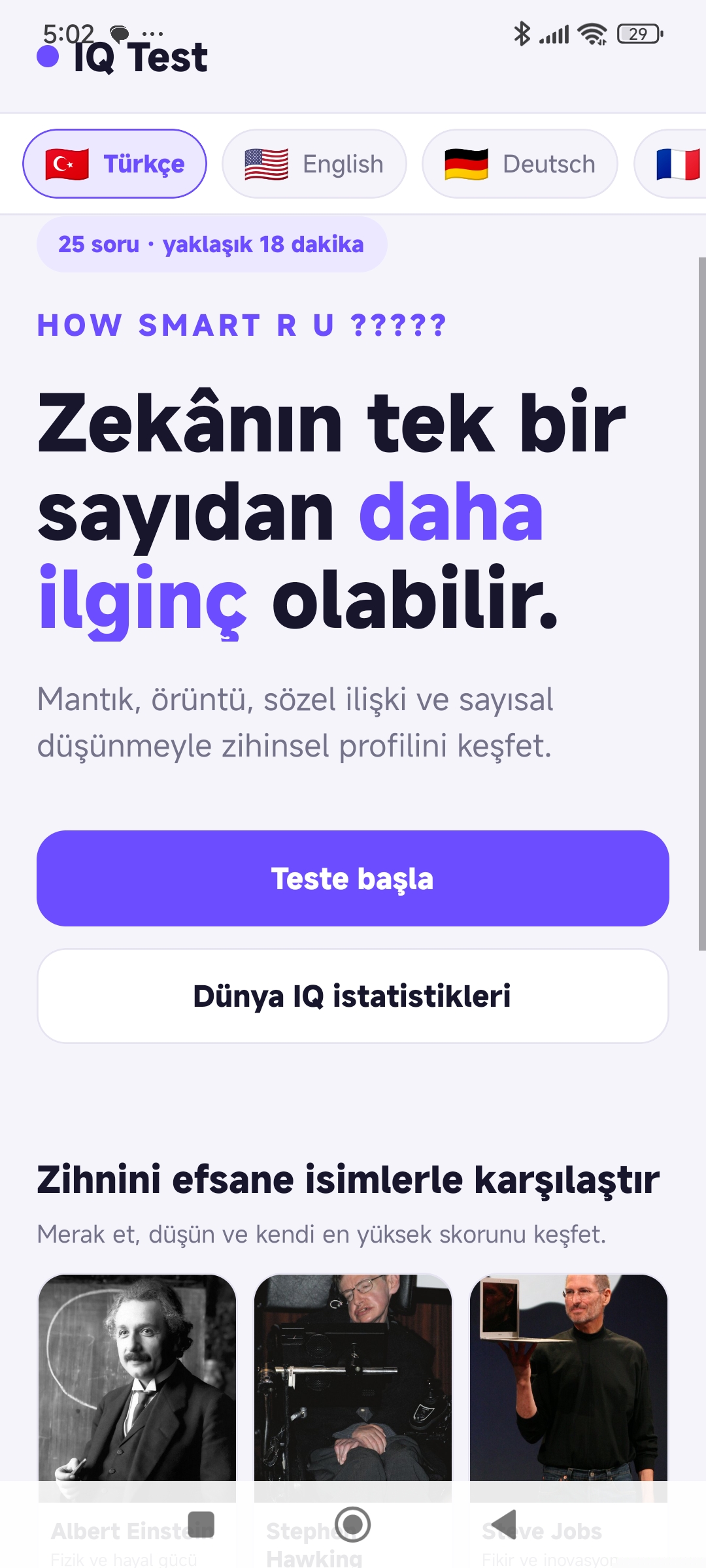Mobil kullanım akışı